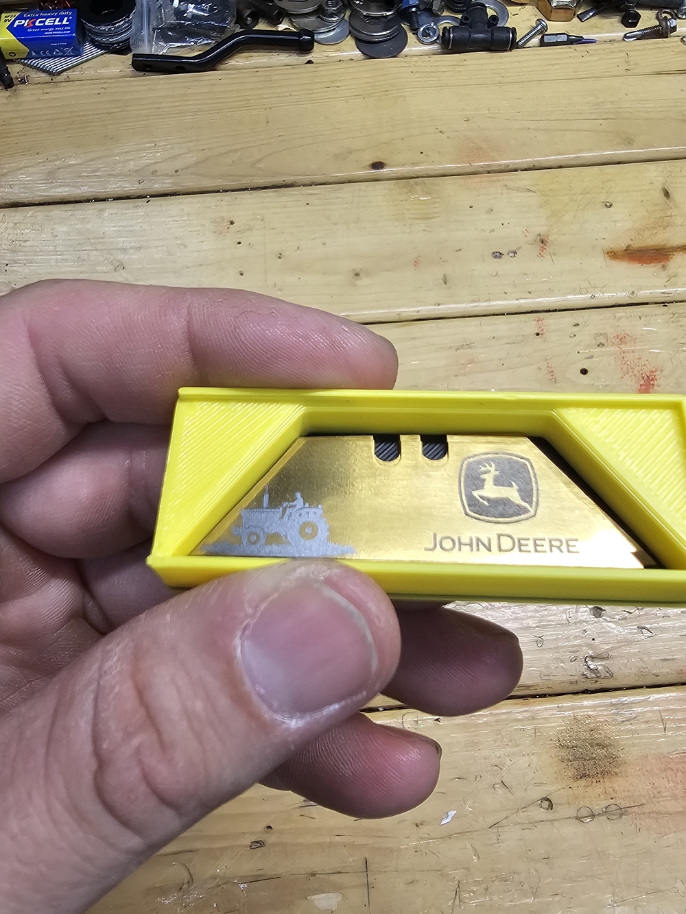 John Deere Gold Razer Blades 3pcs